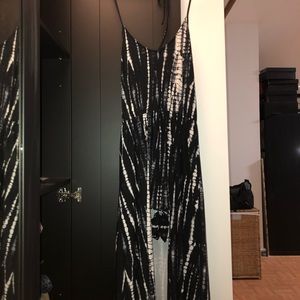 Printed Maxi Overlay Romper